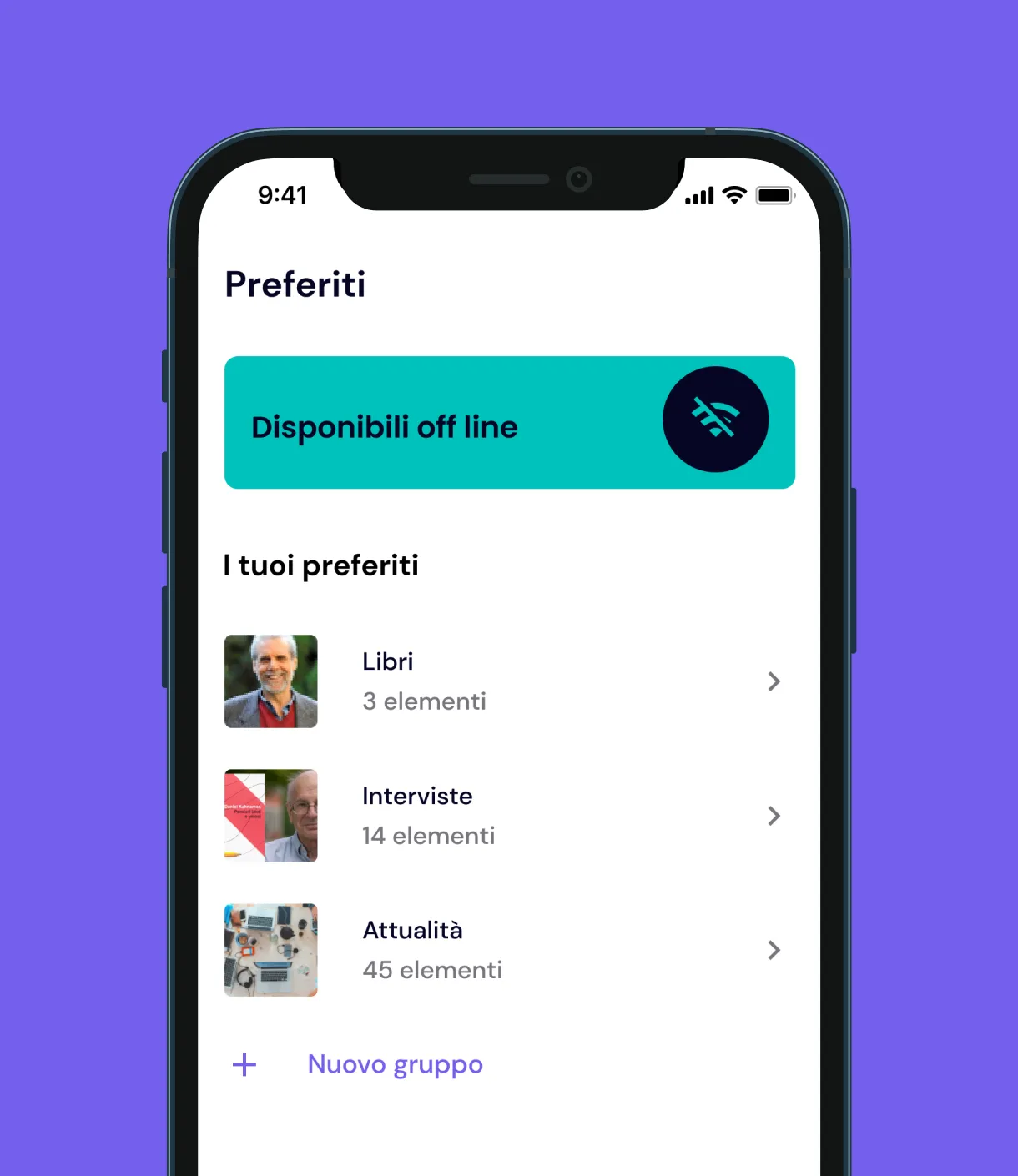 Gesrione dei salvataggi e delle preferenze degli utenti
